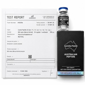 BACTERIOSTATIC WATER 3ml
