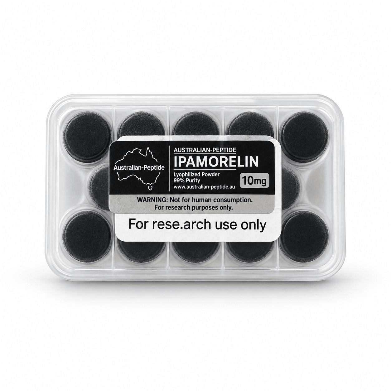IPAMORELIN 10mg — Bulk 10-Pack Pre-Order